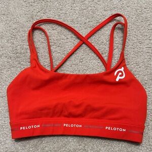 Peloton Orange Sports Bra